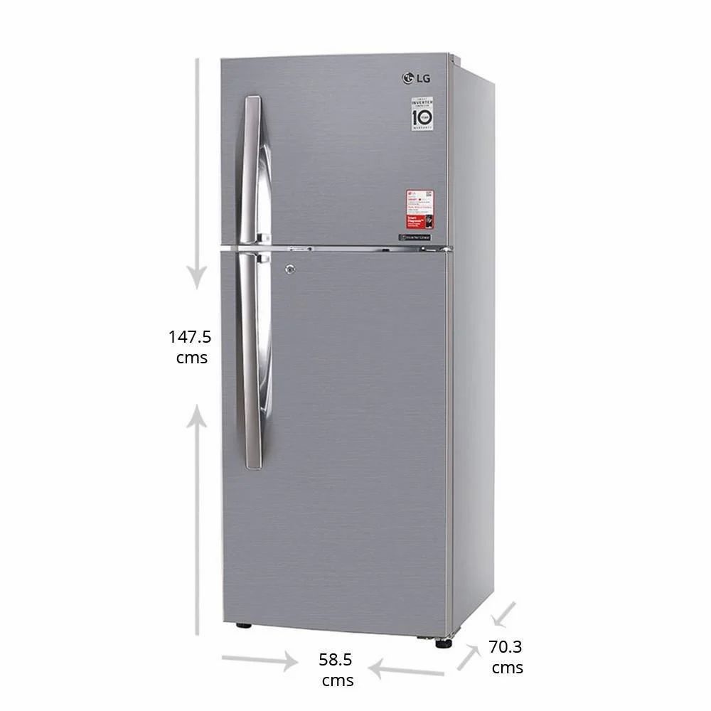 LG 260 L 3-Star Frost-Free Double Door Refrigerator