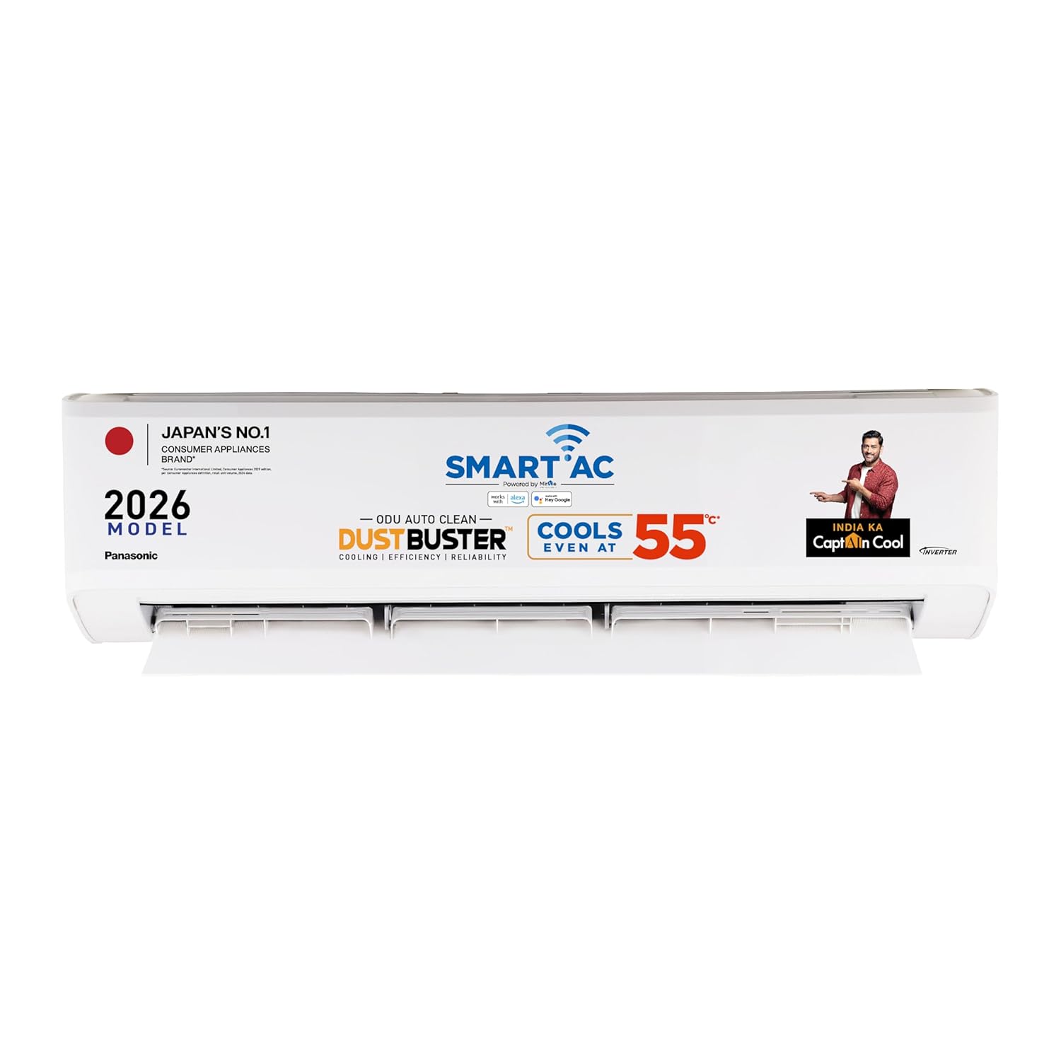 Panasonic 1.5 Ton 3-Star WiFi Inverter Split AC